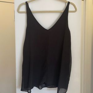Kenneth Cole Sleeveless Top Black Sz XS